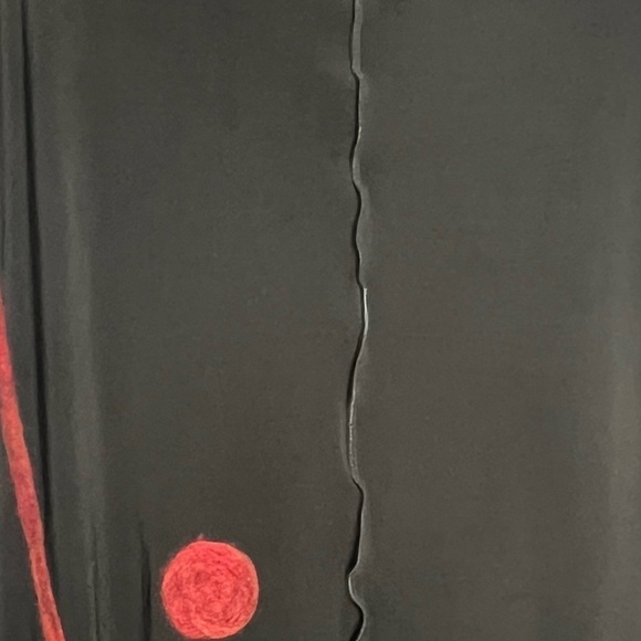 Living Out Loud With MIA Black Artsy Lagenlook Modern Sleeveless Dress Sz S - Picture 8 of 13